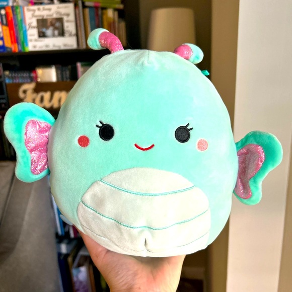 Squishmallows Accessories - Reina the blue butterfly squishmallow NWOT 8in